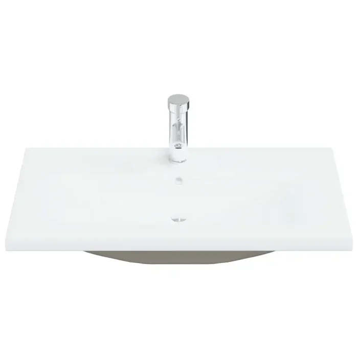 Novaro Fürdőszobai mosdószekrény Fekete tölgy 80 x 39 x 62 cm