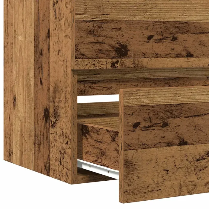 Novaro Fürdőszobai mosdószekrény Fekete tölgy 80 x 39 x 62 cm