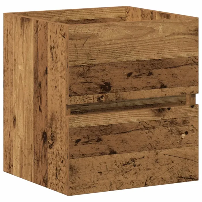 Novaro Fürdőszobai mosdószekrény Fekete tölgy 80 x 39 x 62 cm