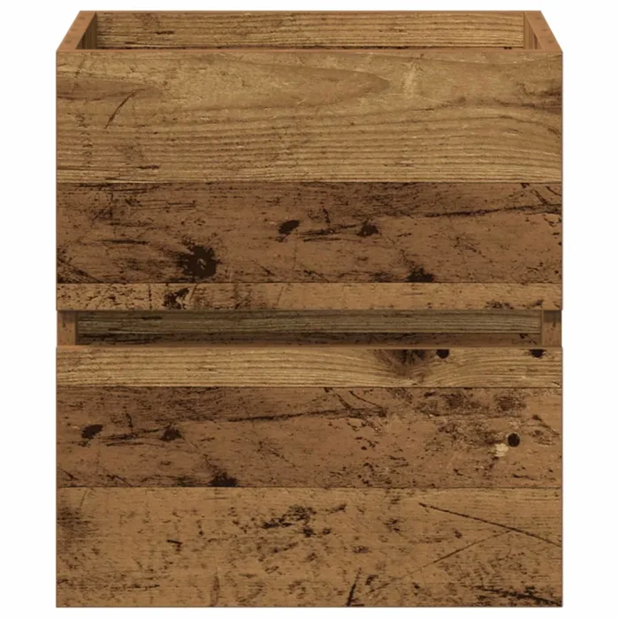 Novaro Fürdőszobai mosdószekrény Fekete tölgy 80 x 39 x 62 cm