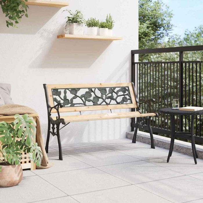 Novaro Kerti pad párnával Barna 116 x 54 x 73 cm faszínű - Image 3