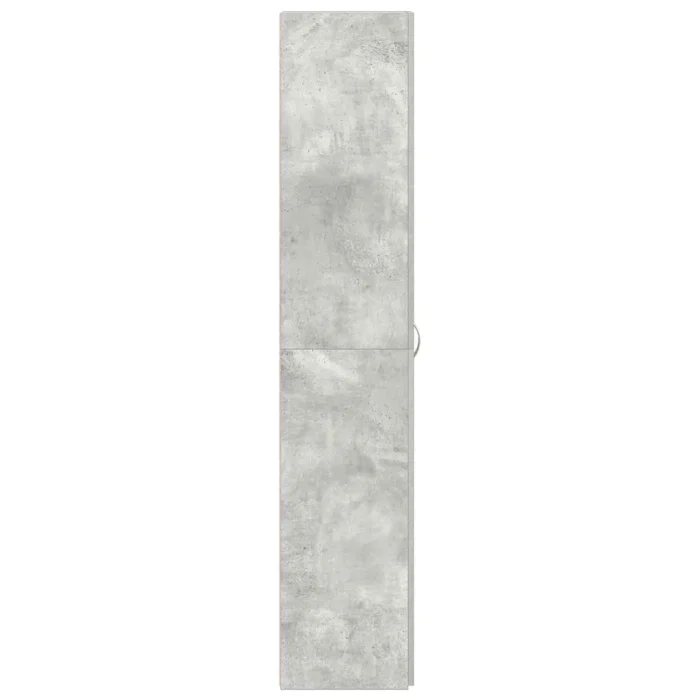 Novaro Cipőszekrény 80 x 35.5 x 180 cm Szerelt Fa Szürke