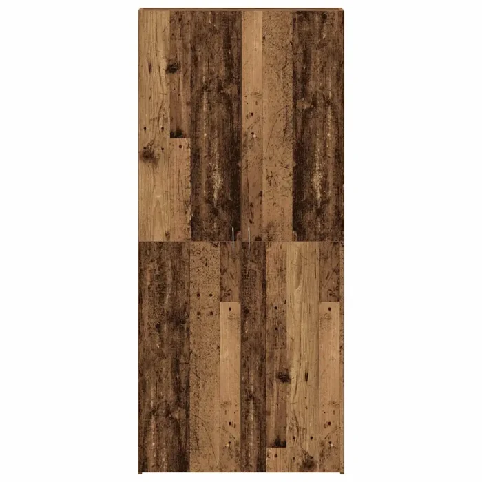 Novaro Cipőszekrény 80 x 35.5 x 180 cm Szerelt Fa Barna