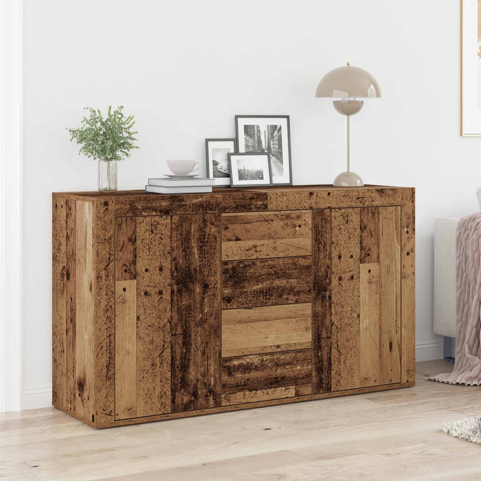 Novaro Széf Öreg fa 120 x 36 x 69 cm Szerelt Fa
