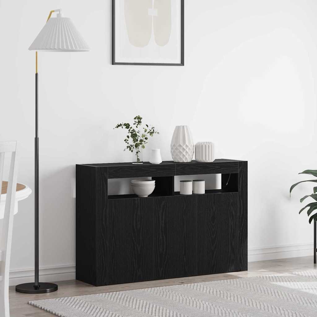 Novaro Széf Fekete tölgy 116 x 30 x 75 cm Szerelt Fa