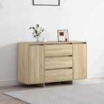 Novaro Széf Sonoma tölgy 120 x 41 x 75 cm Szerelt Fa
