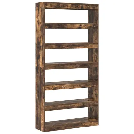 Novaro Könyvespolc 6 szintes 100 x 30 x 198 cm Szerelt Fa