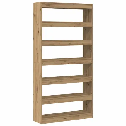 Novaro Könyvespolc 6 szintes 100 x 30 x 198 cm Szerelt Fa