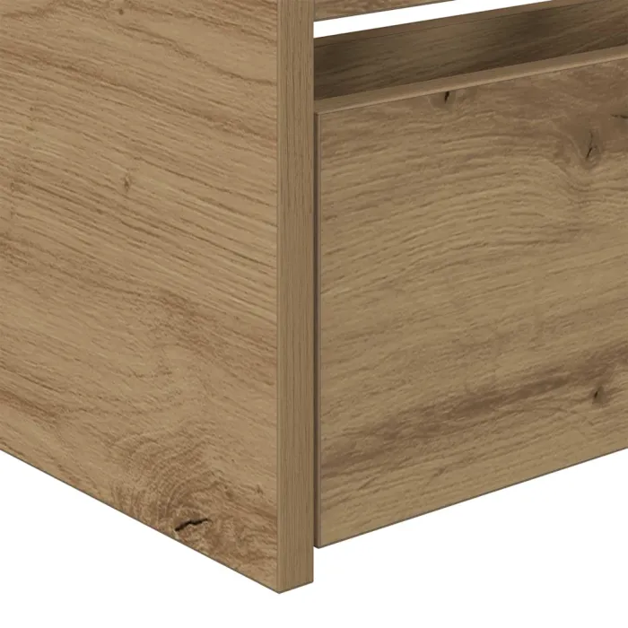 Novaro Nappaliágy fiókkal Artisan tölgy 90 x 200 cm Szerelt Fa