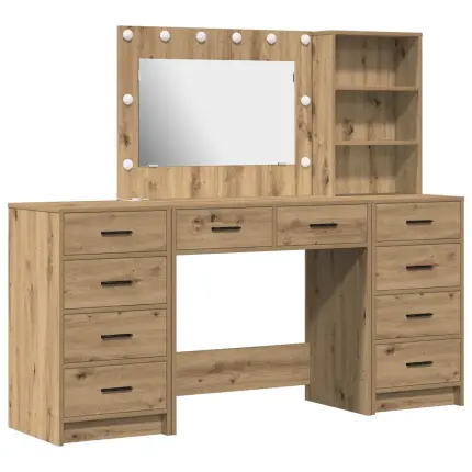 Novaro Öltözködőasztal 3 db Artisan tölgy 78,5 x 41 x 135 cm