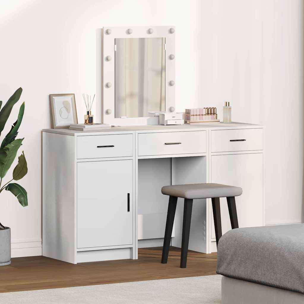 Novaro Öltözködőasztal Fehér 50 x 41 x 135 cm Szerelt Fa