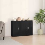 Novaro Széf 2 db Fekete tölgy 60 x 31 x 84 cm Szerelt Fa