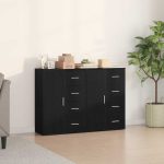 Novaro Széf 2 db Fekete tölgy 60 x 31 x 84 cm Szerelt Fa