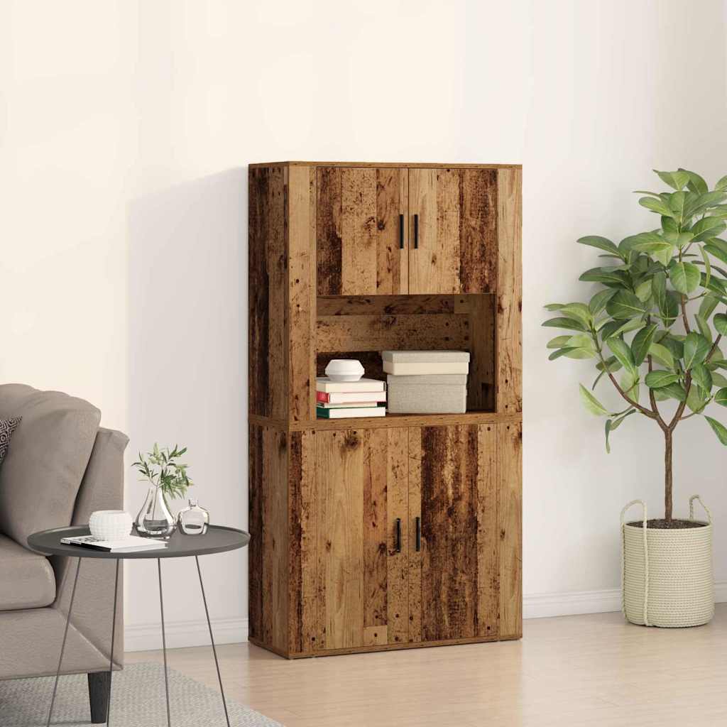Novaro Magasfiú Öreg fa 80 x 33 x 150 cm Szerelt Fa