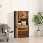 Novaro Magasfiú Öreg fa 80 x 33 x 150 cm Szerelt Fa