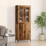 Novaro Magasfiú 2 db Régi fa 69,5 x 34 x 180 cm Szerelt Fa