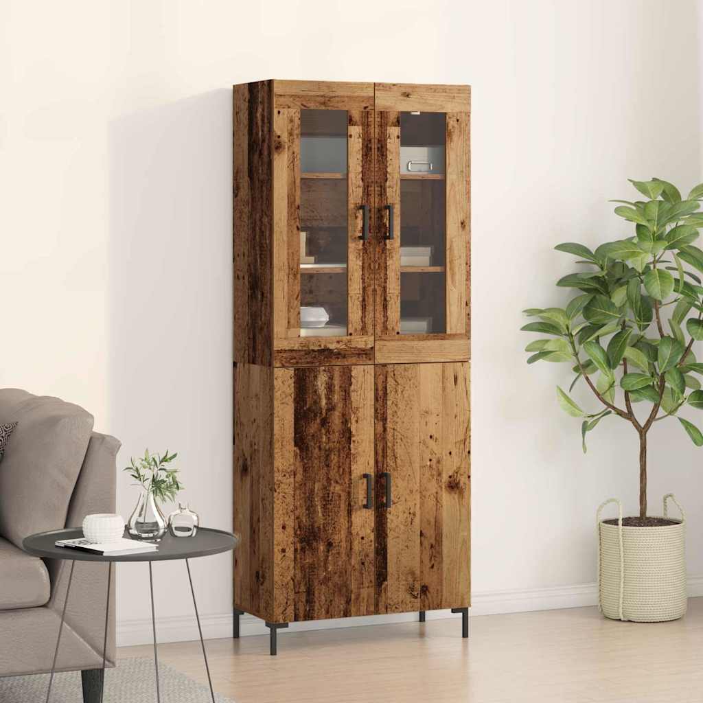 Novaro Magasfiú 2 db Régi fa 69,5 x 34 x 180 cm Szerelt Fa
