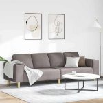 Novaro Nappali Kanapé Tópszínű 250 x 77 x 76 cm Poliészter
