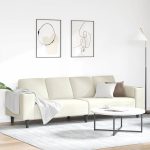 Novaro Nappali Kanapé Krém 250 x 77 x 76 cm