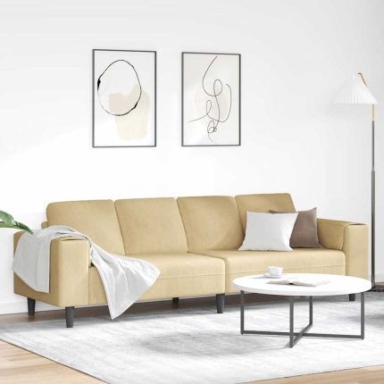 Novaro Kanapé Szürke zöld 250 x 77 x 76 cm Bársonyos szövet