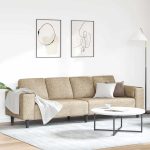 Novaro Nappali Kanapé Világosszürke 250 x 77 x 76 cm