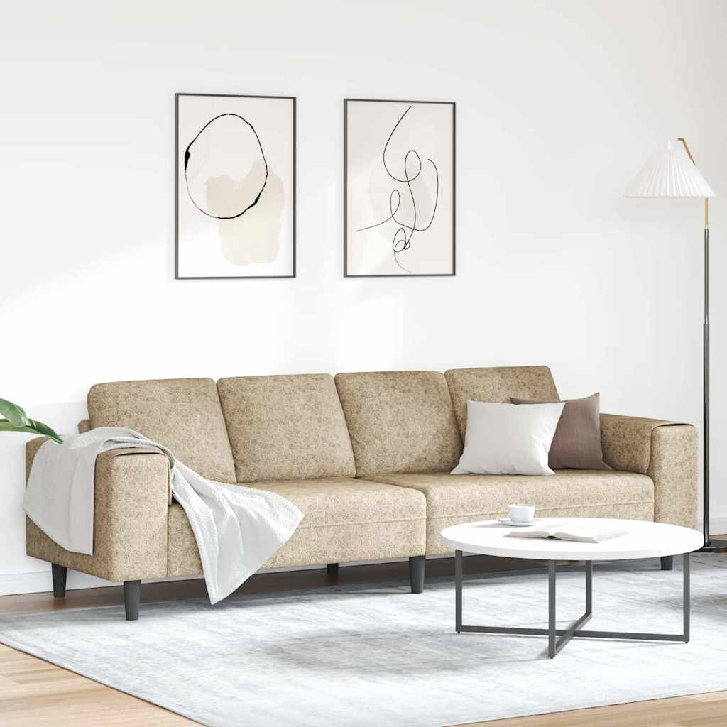 Novaro Nappali Kanapé Világosszürke 250 x 77 x 76 cm