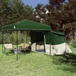 Novaro Kemping sátor szett 2 db 4 személyes Zöld Taffeta és Szövet