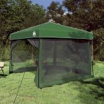 Novaro Kemping sátor szett 2 db 6 személyes Zöld Taffeta és Szövet