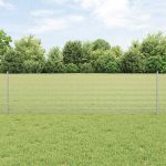 Novaro Hegesztett drótkerítés oszlopokkal 10 x 0,6 m Horganyzott Acél