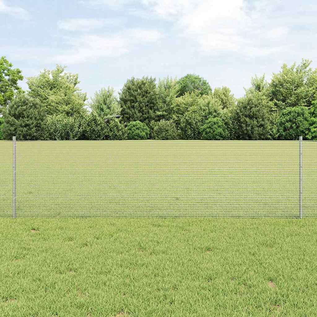 Novaro Hegesztett drótkerítés oszlopokkal 10 x 0,6 m Horganyzott Acél