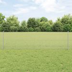 Novaro Hegesztett drótkerítés oszlopokkal 10 x 0,6 m Horganyzott Acél