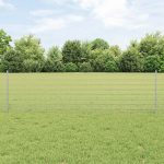 Novaro Hegesztett drótkerítés oszlopokkal 10 x 0,6 m Horganyzott Acél