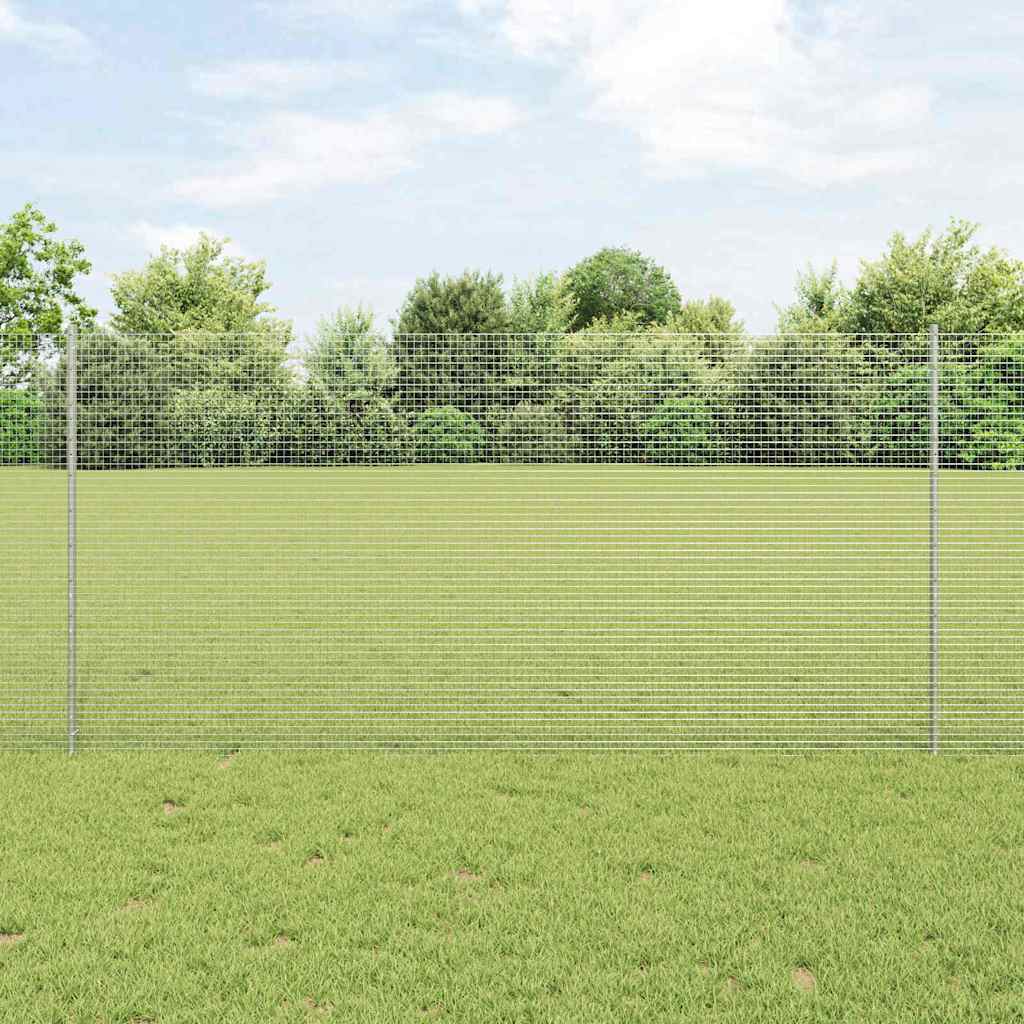 Novaro Hegesztett drótkerítés oszlopokkal 10 x 1,2 m Horganyzott Acél