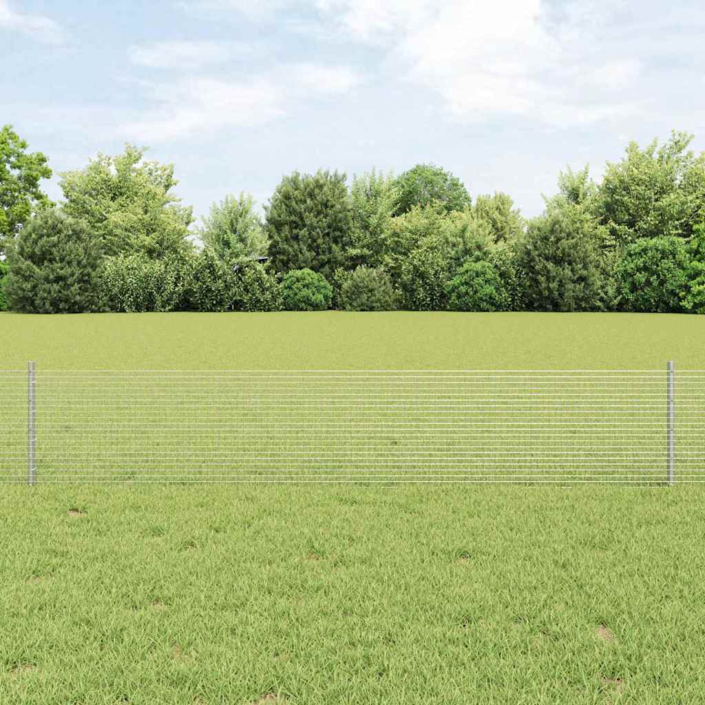 Novaro Hegesztett drótkerítés oszlopokkal 25 x 0,4 m Horganyzott Acél