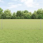 Novaro Hegesztett drótkerítés oszlopokkal 25 x 0,6 m Horganyzott Acél