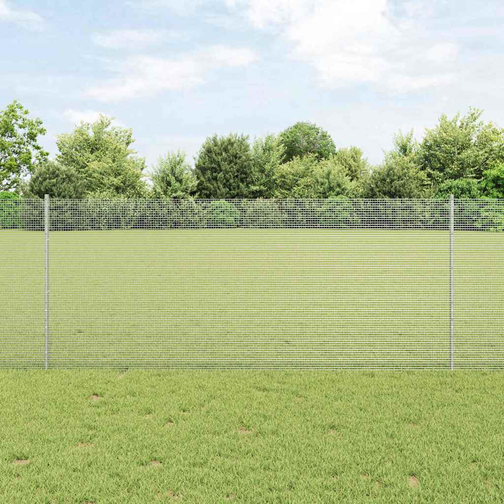 Novaro Hegesztett drótkerítés oszlopokkal 25 x 1 m Horganyzott Acél