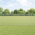 Novaro Hegesztett drótkerítés oszlopokkal 25 x 1 m Horganyzott Acél