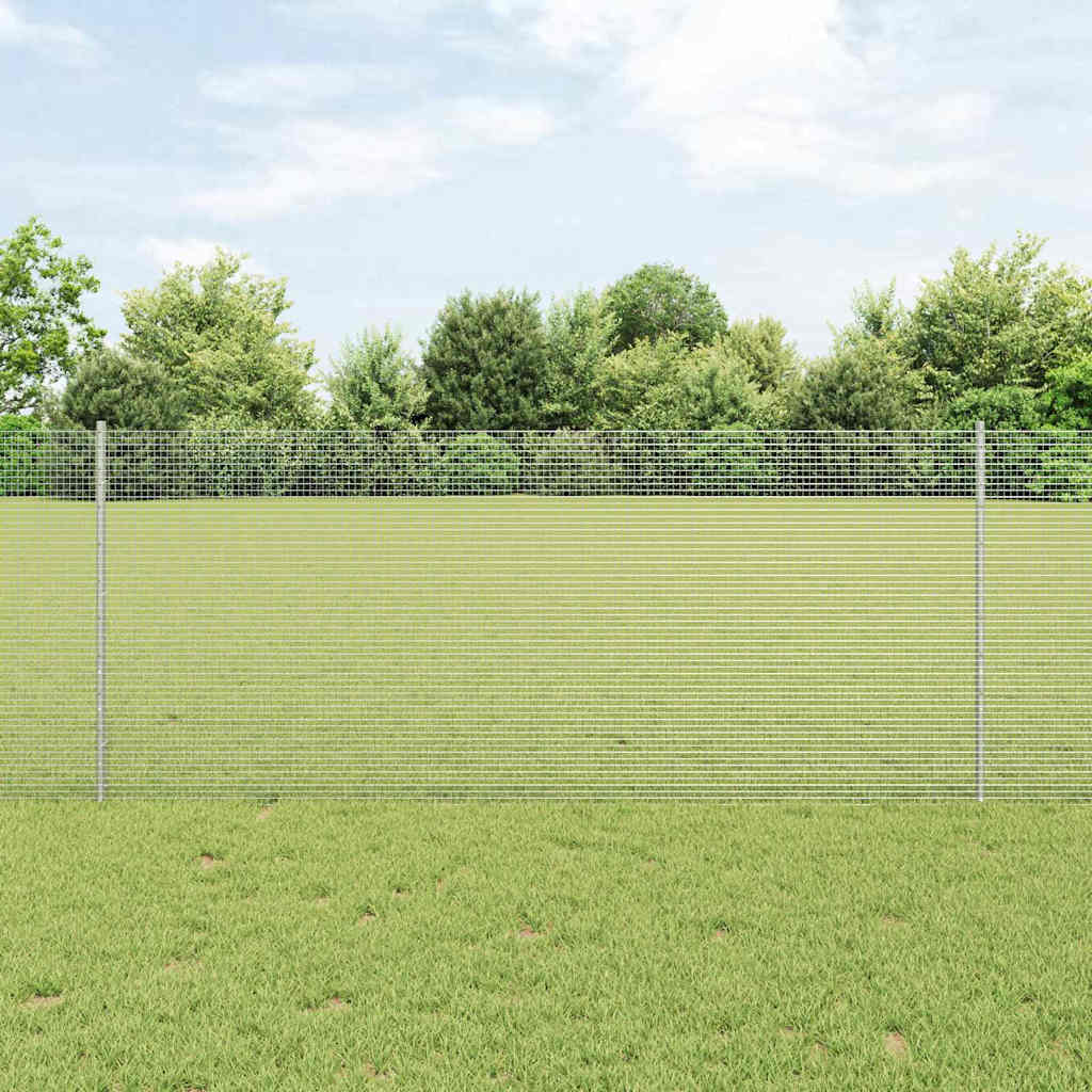 Novaro Hegesztett drótkerítés oszlopokkal 25 x 1 m Horganyzott Acél