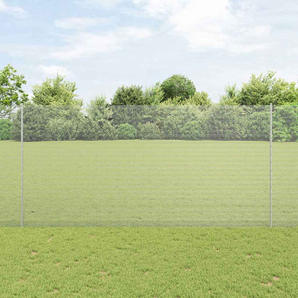 Novaro Hegesztett drótkerítés oszlopokkal 25 x 1,6 m Horganyzott Acél