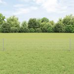 Novaro Hegesztett drótkerítés oszlopokkal 50 x 0,4 m Horganyzott Acél