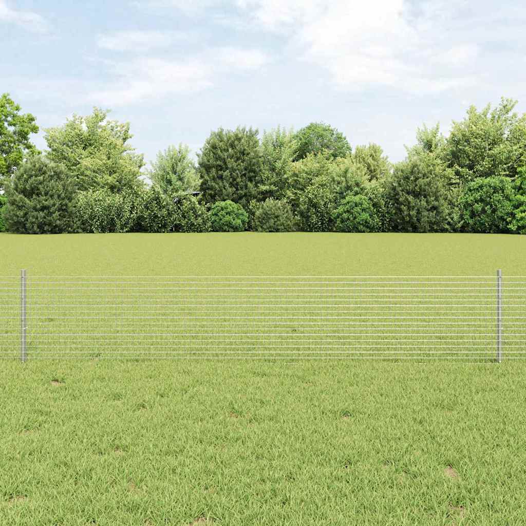 Novaro Hegesztett drótkerítés oszlopokkal 50 x 0,4 m Horganyzott Acél