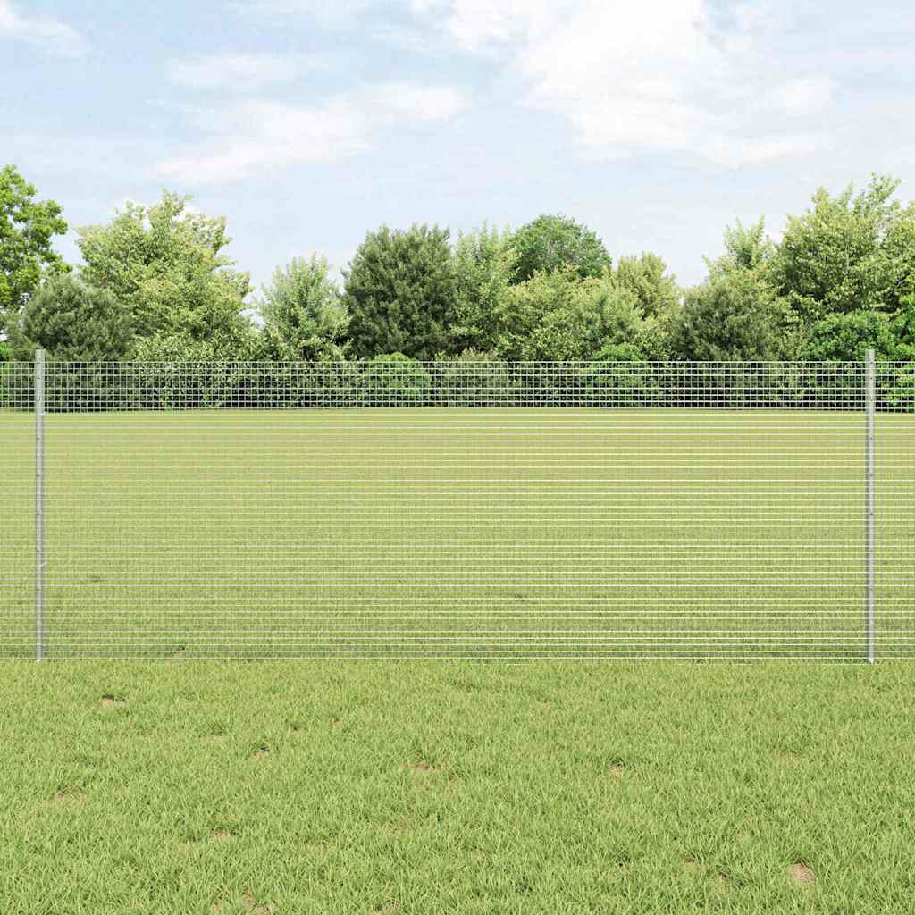 Novaro Hegesztett drótkerítés oszlopokkal 50 x 0,8 m Horganyzott Acél