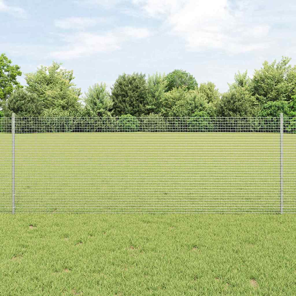 Novaro Hegesztett drótkerítés oszlopokkal 50 x 0,8 m Horganyzott Acél