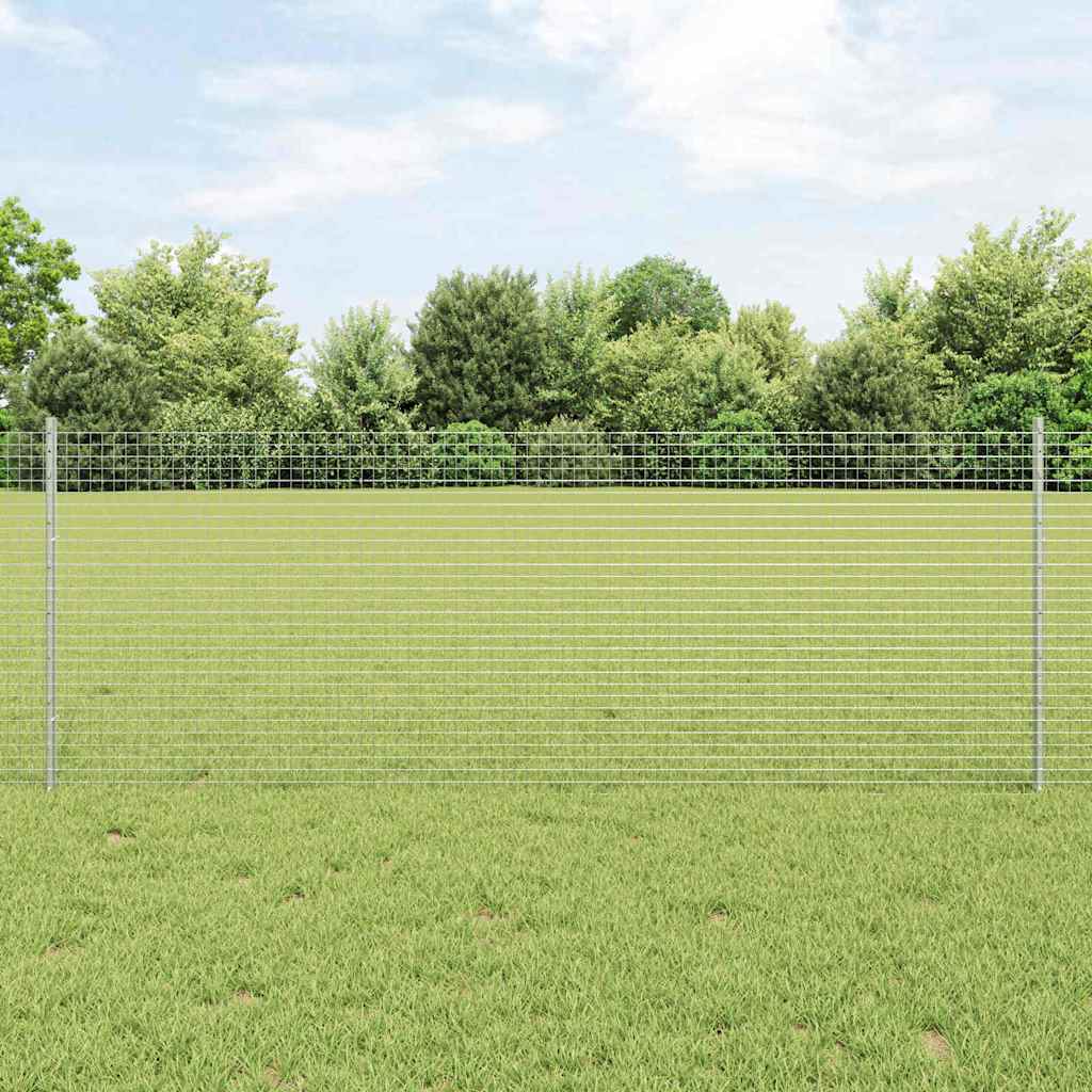 Novaro Hegesztett drótkerítés oszlopokkal 50 x 0,8 m Horganyzott Acél