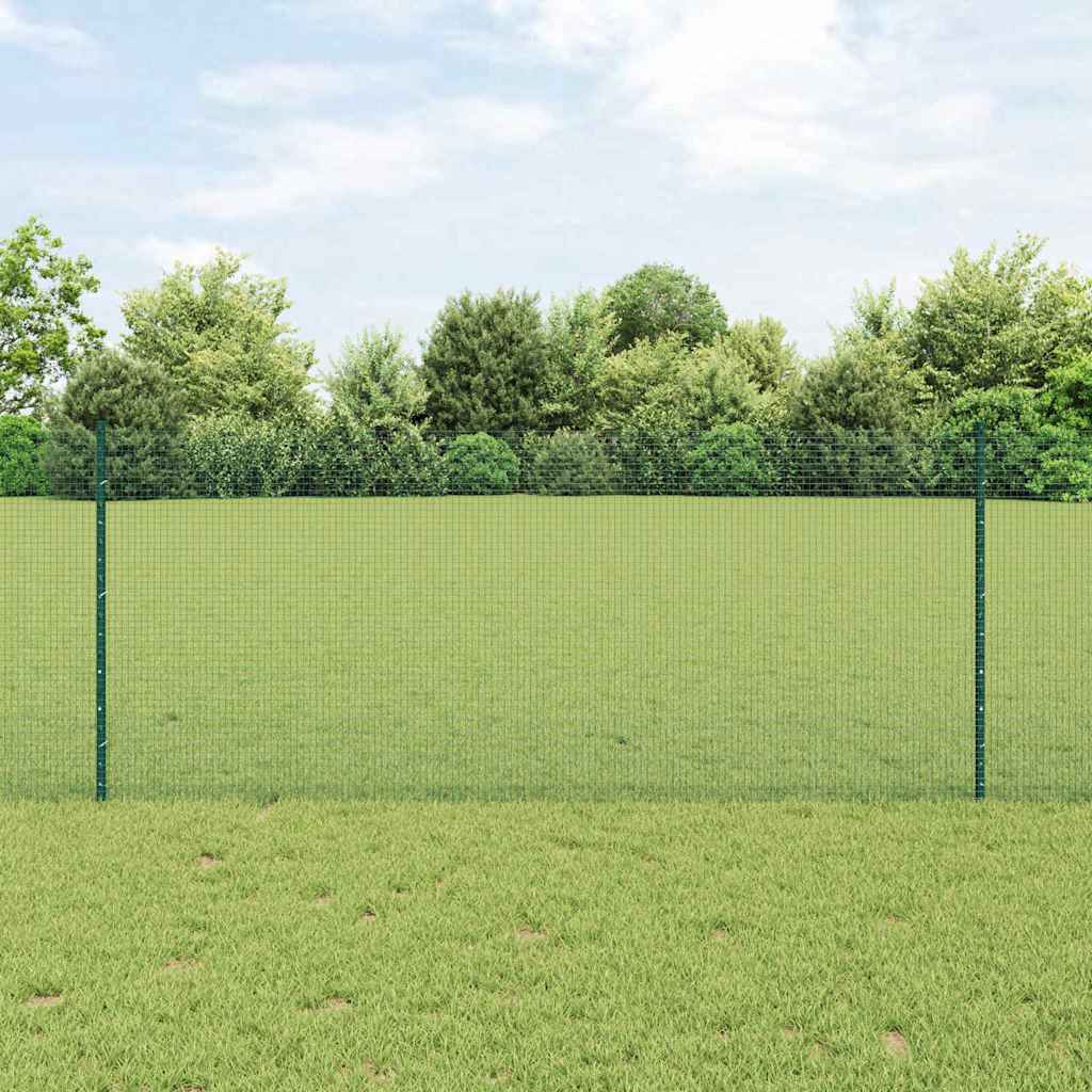 Novaro Hegesztett drótkerítés oszlopokkal 10 x 1 m Horganyzott Acél