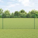 Novaro Hegesztett drótkerítés oszlopokkal 10 x 1,5 m Horganyzott Acél