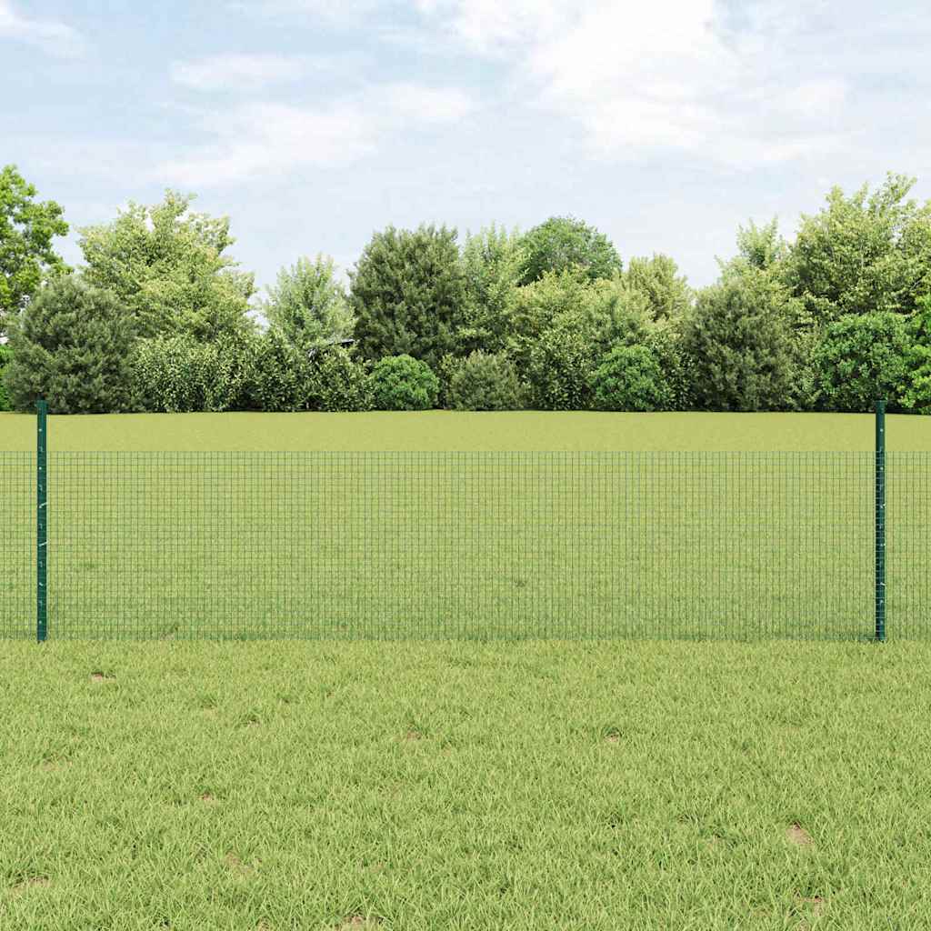 Novaro Hegesztett drótkerítés oszlopokkal 25 x 0,5 m Horganyzott Acél