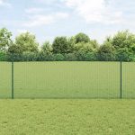 Novaro Hegesztett drótkerítés oszlopokkal 50 x 1 m PVC-bevonatos acél