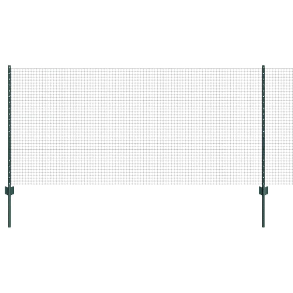 Novaro Hegesztett drótkerítés oszlopokkal 100 x 1 m PVC-bevonatos acél
