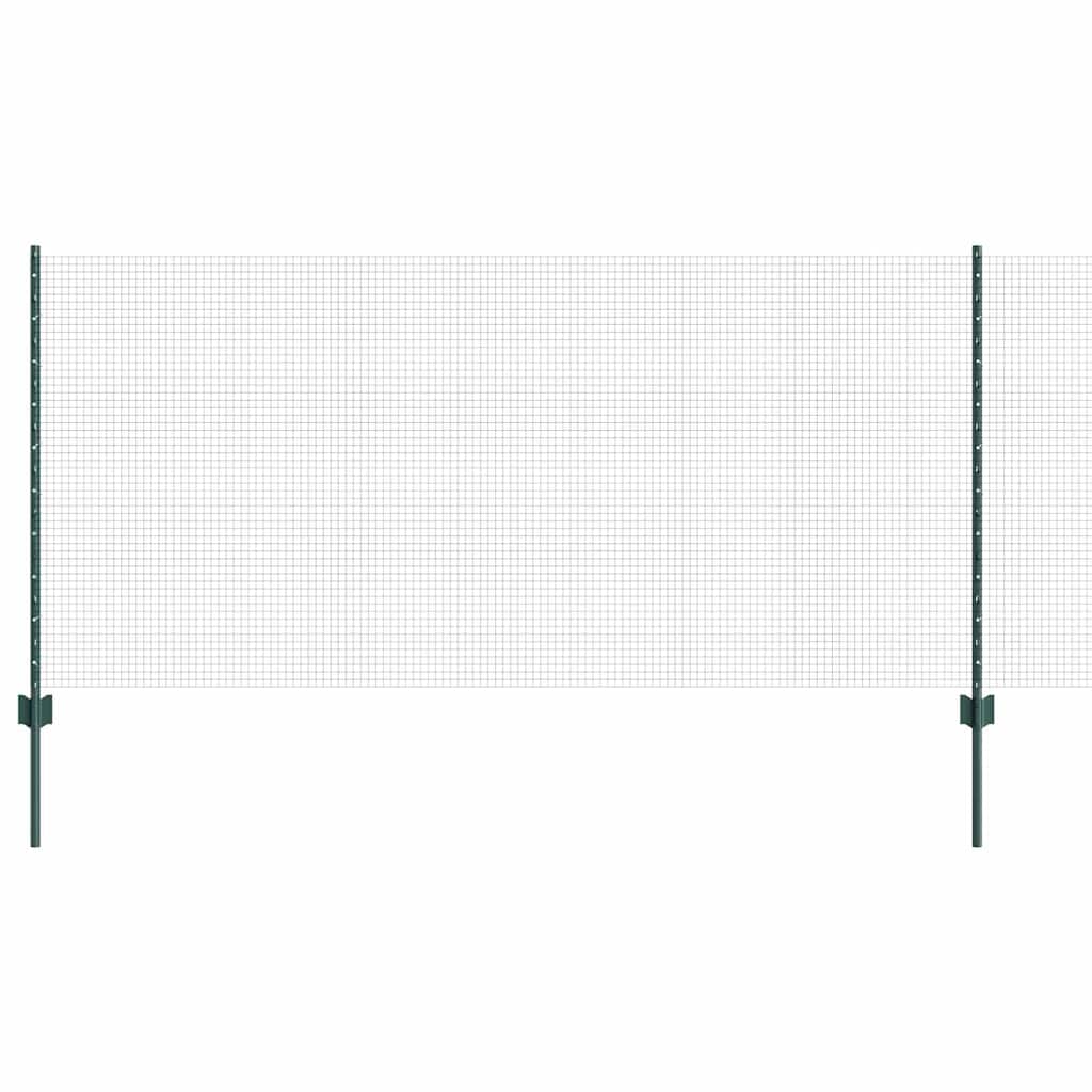 Novaro Hegesztett drótkerítés oszlopokkal 100 x 1 m PVC-bevonatos acél